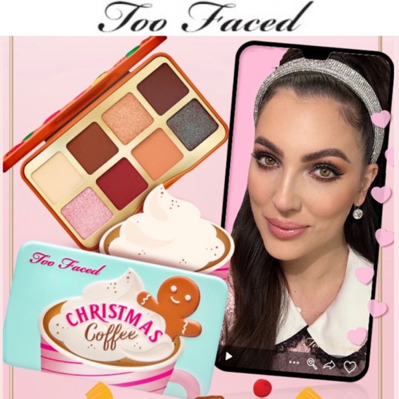 Too Faced Christmas Coffee Bite Sized Eye Shadow Palette - Picture 10 of 13